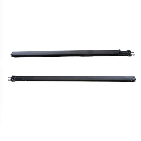 Tepee Supplies Replacement Awning Set of Arms for 12, 13, 16 & 20 ft. Wide Awning, Black TE2752792
